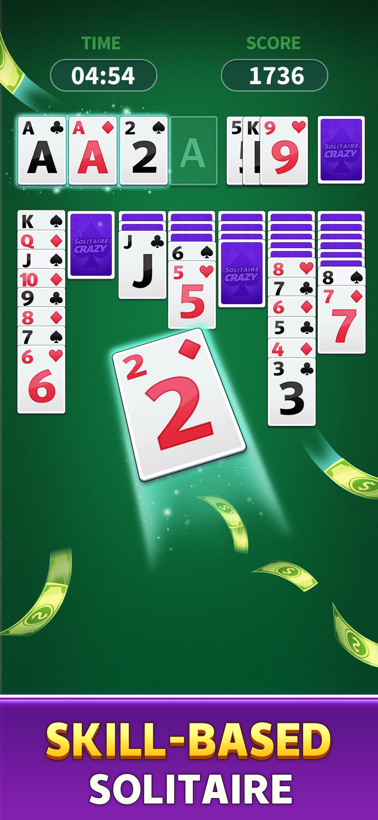 Solitaire Crazy: Win Real Cash screenshot 1 - screenshot