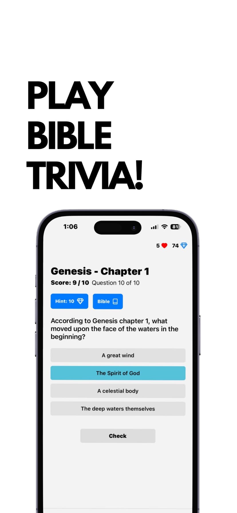 Bible Trivia: Learn & Engage screenshot 1 - screenshot