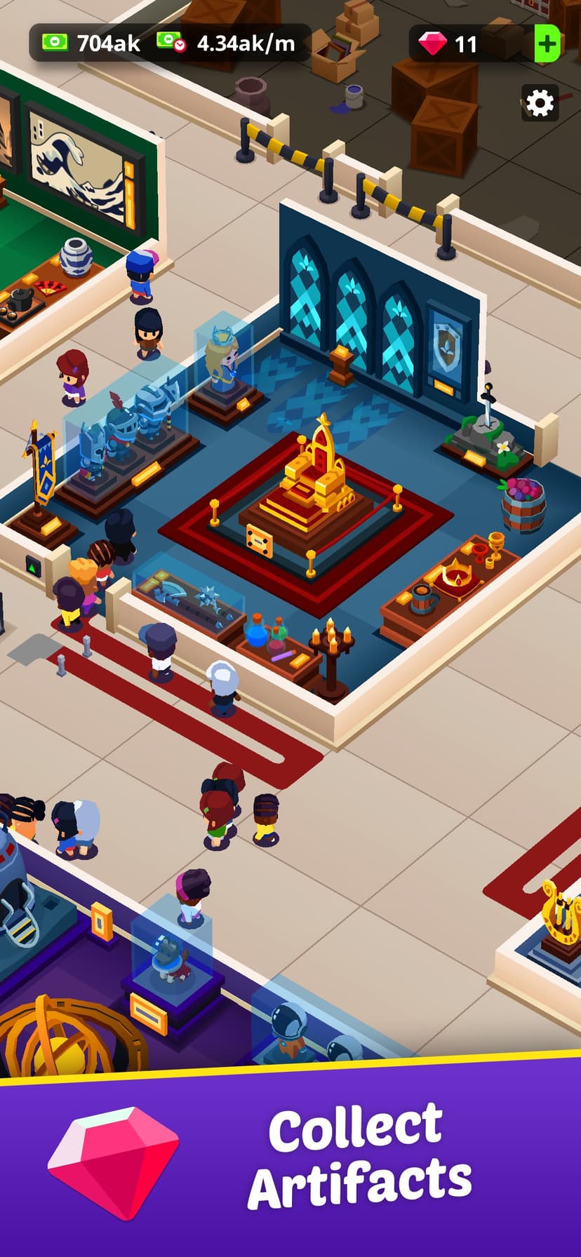 Idle Museum Tycoon: Art Empire screenshot 3 - screenshot