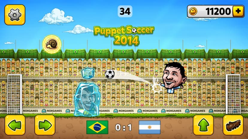 Puppet Soccer 2014 - Football championship in big head Marionette World screenshot 1 - screenshot