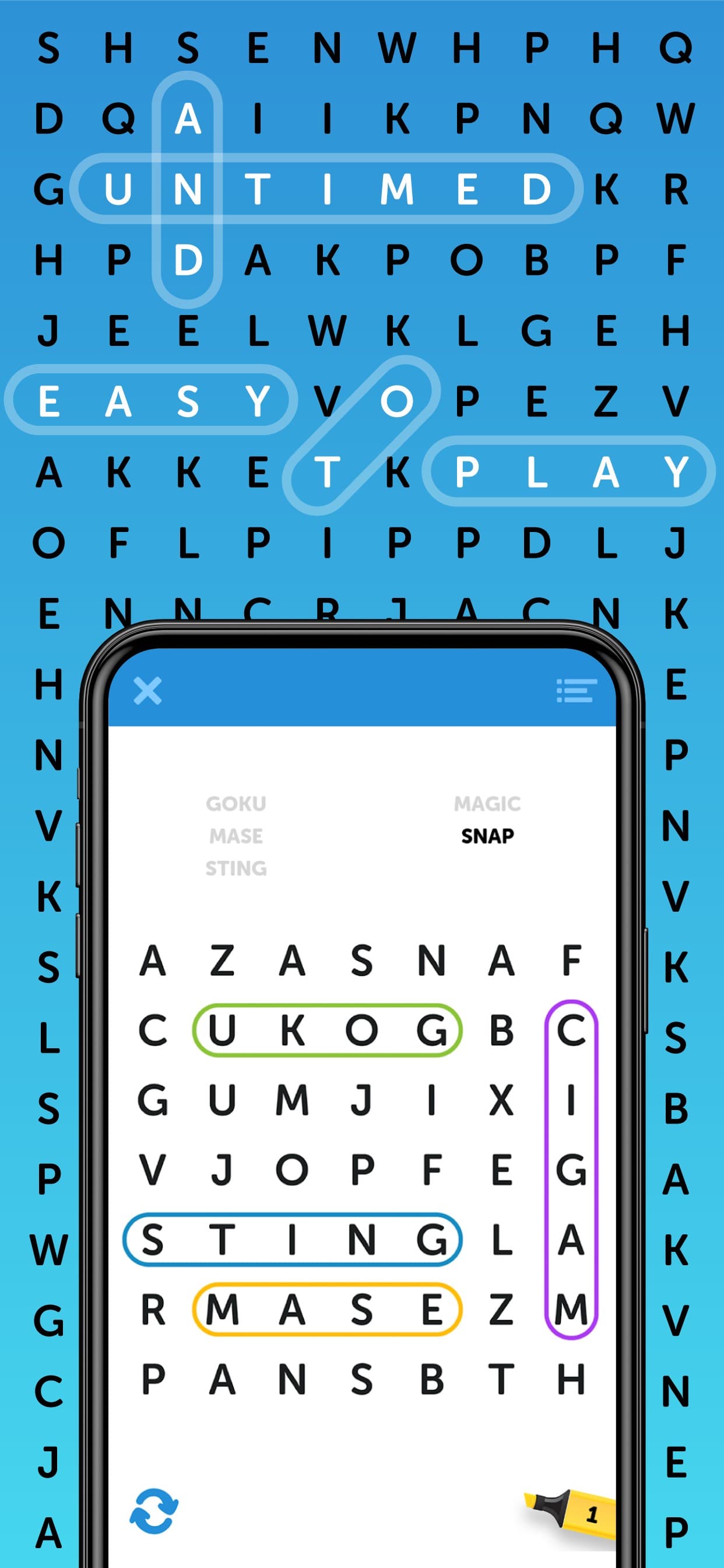Simple Word Search Puzzles screenshot 3 - screenshot