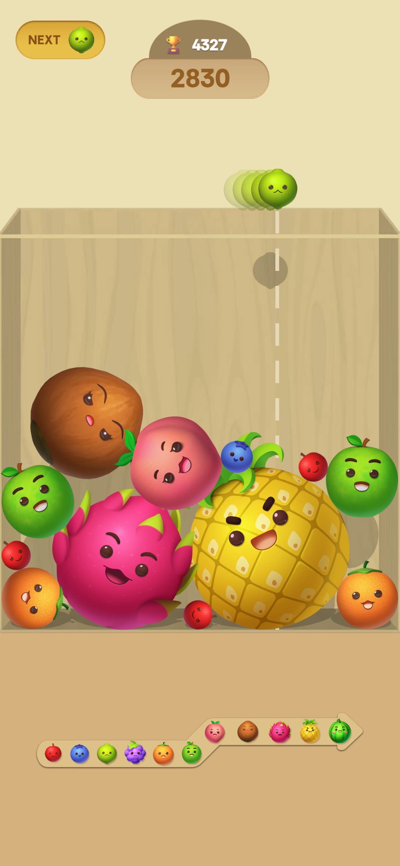 Merge Fruit 3D: Sweet Merge screenshot 2 - screenshot