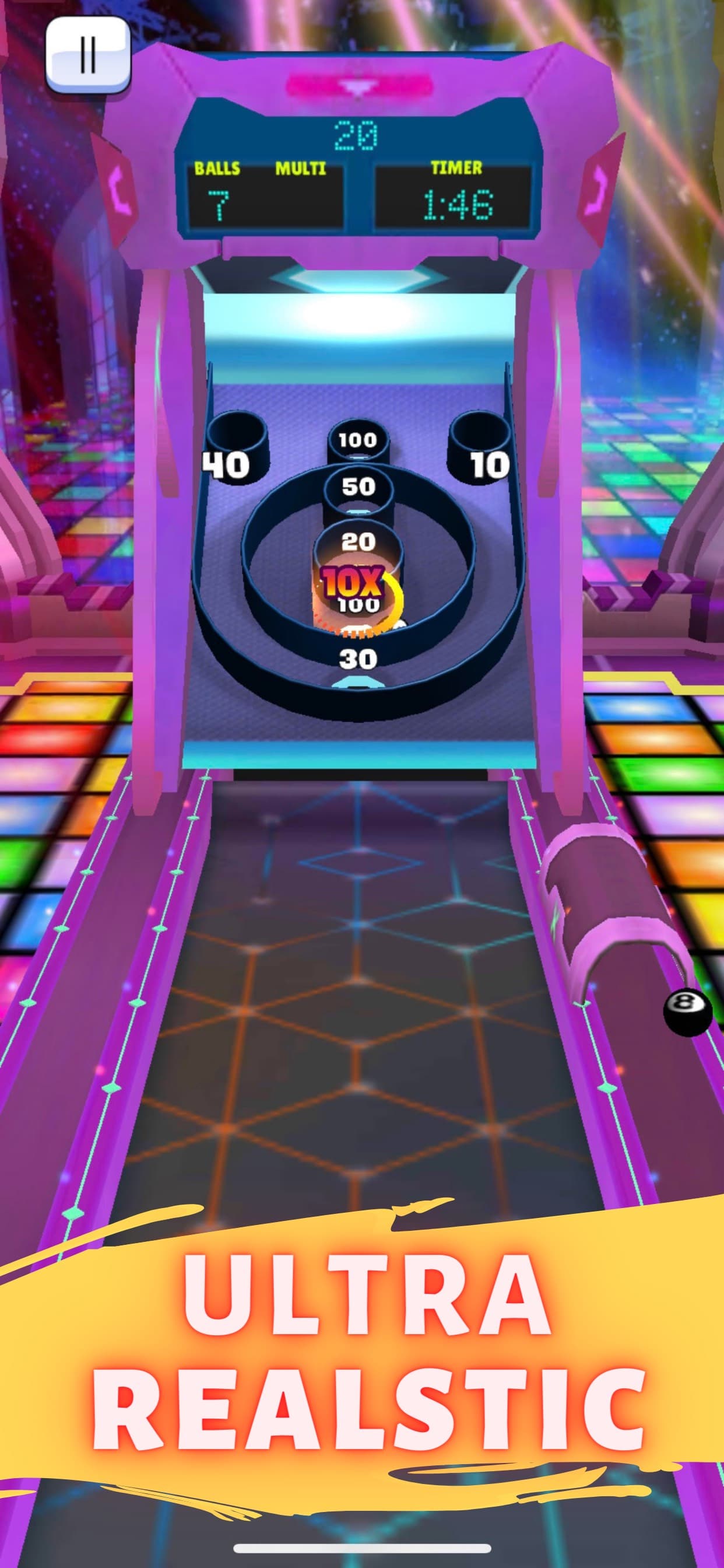 Arcade Bowling Money Games 3D screenshot 1 - screenshot