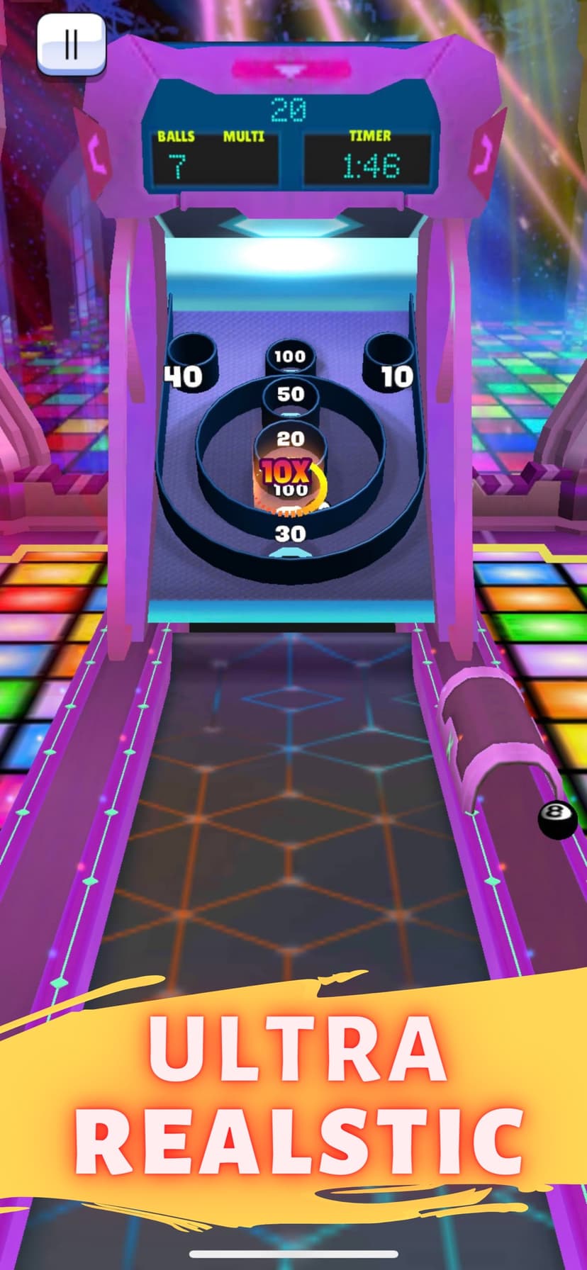 Arcade Bowling Money Games 3D screenshot 1 - screenshot