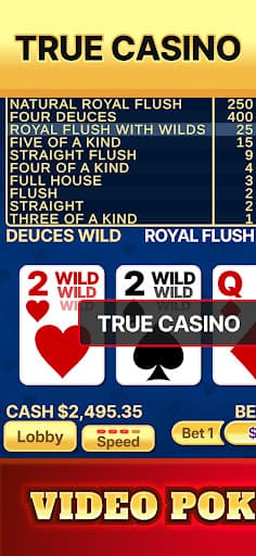 Video Poker Deluxe screenshot 1 - screenshot
