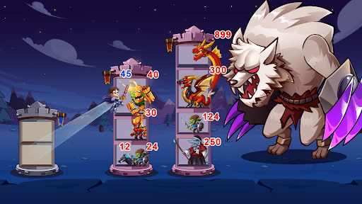 Hero Tower Wars - Merge Puzzle screenshot 1 - screenshot