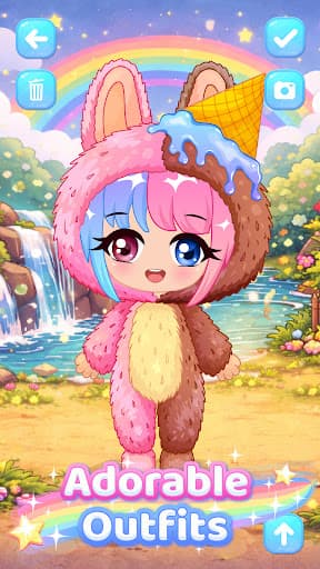 Chibi Avatar Maker Game screenshot 1 - screenshot