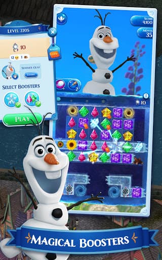 Disney Frozen Free Fall Games screenshot 5 - screenshot