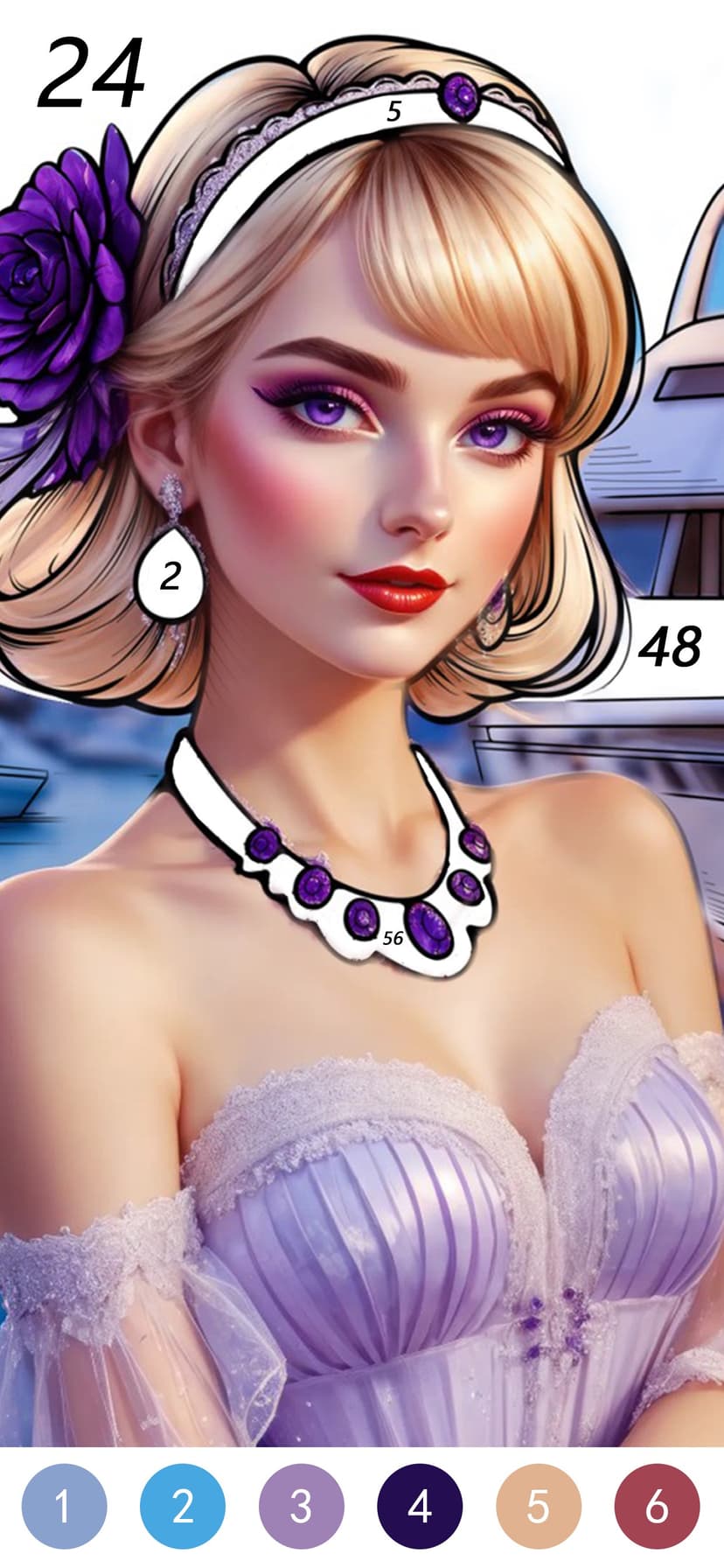 Makeup Color Paint By Number screenshot 8 - screenshot