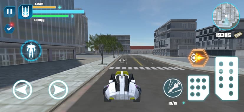 Robot Transform Car Simulator screenshot 5 - screenshot