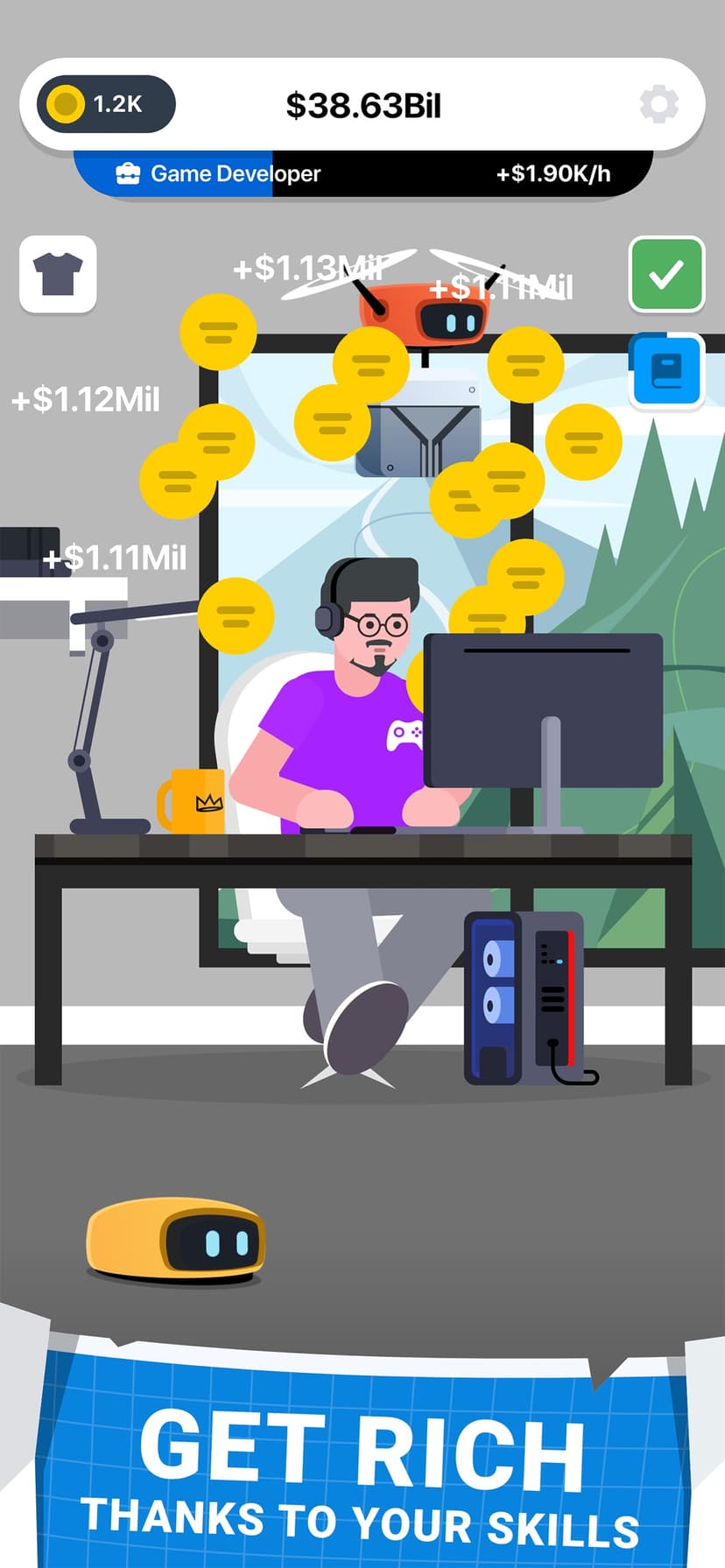 Cyber Dude: Dev Tycoon screenshot 2 - screenshot