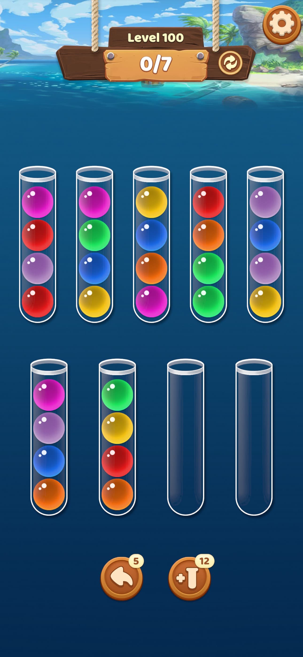 Ball Sort Match:Woody Puzzle screenshot 1 - screenshot