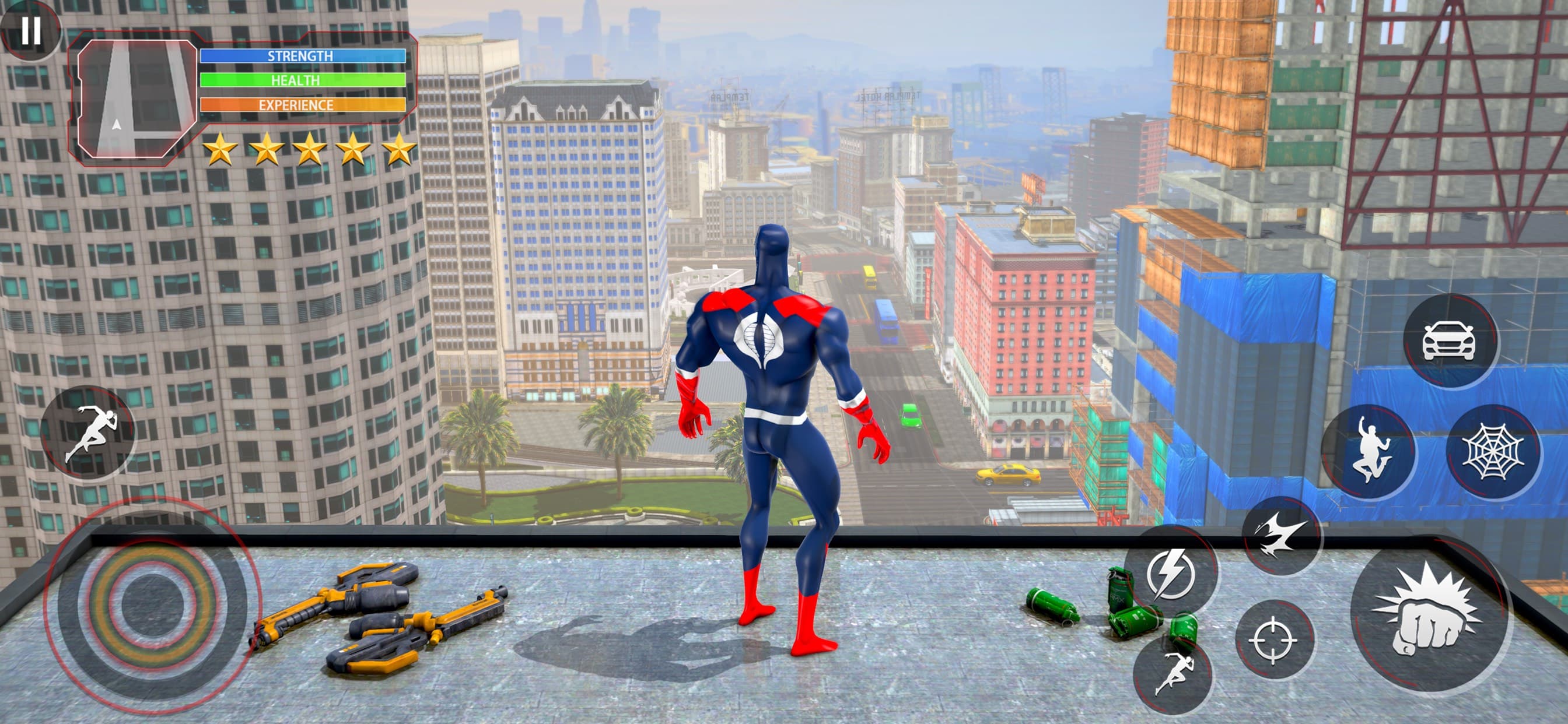 Fly Spider Rope Hero Man Games screenshot 2 - screenshot
