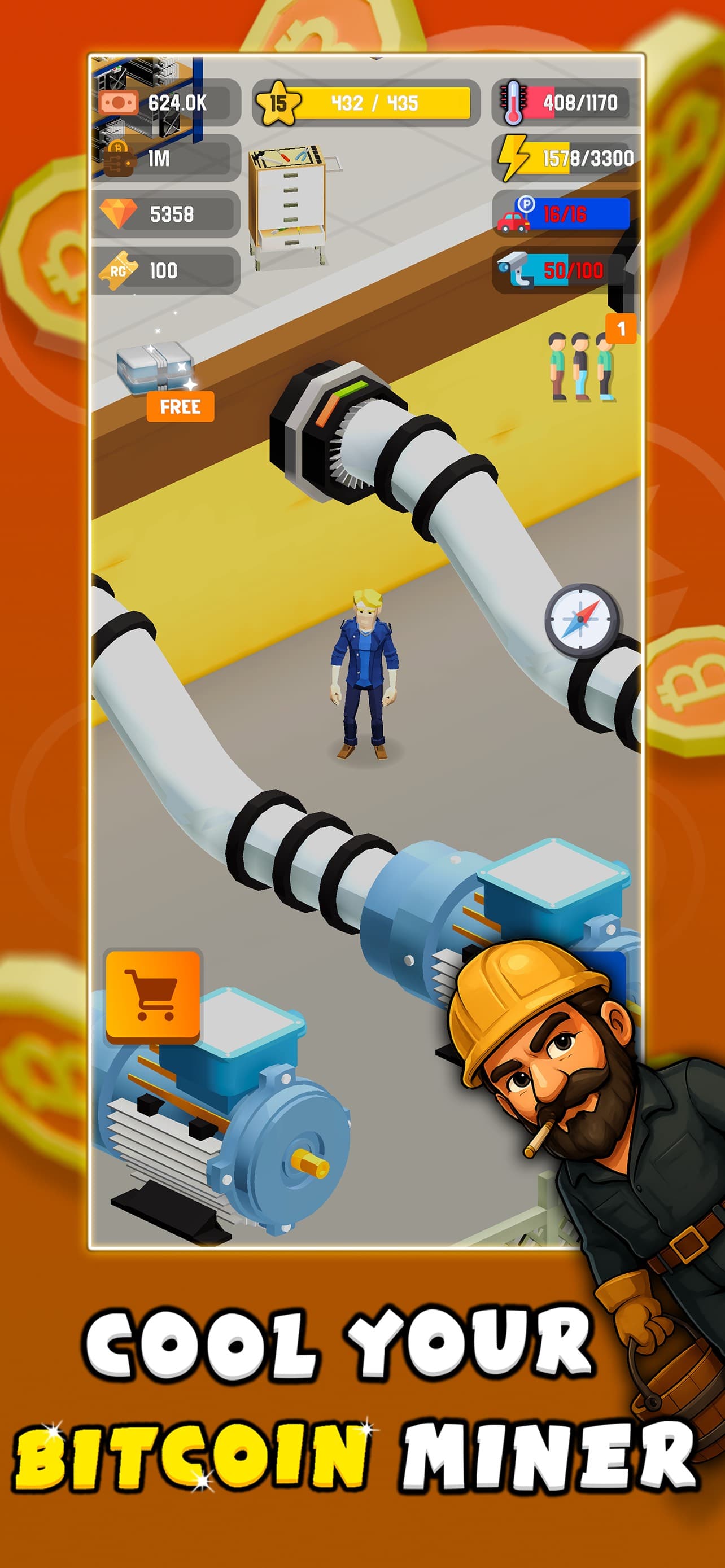 Bitcoin Miner Bro - Tycoon screenshot 2 - screenshot