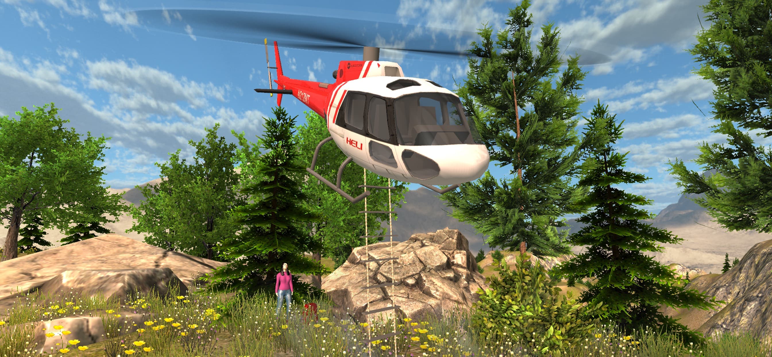 Helicopter Rescue Simulator screenshot 1 - screenshot
