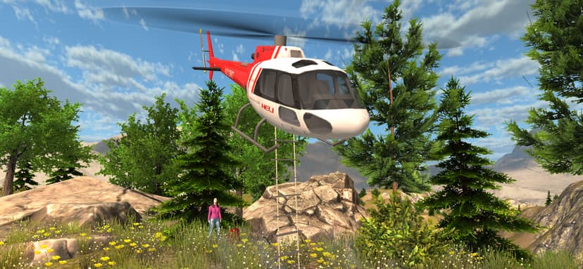 Helicopter Rescue Simulator screenshot 1 - screenshot