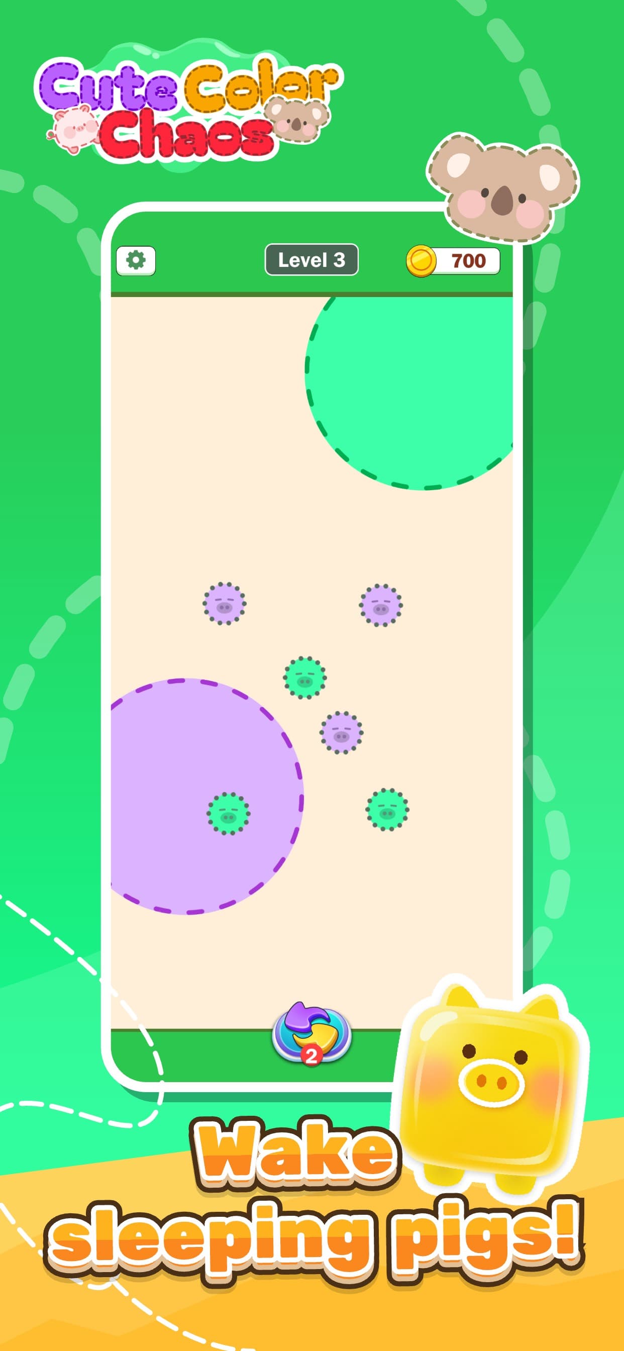 Cute Color Chaos screenshot 2 - screenshot