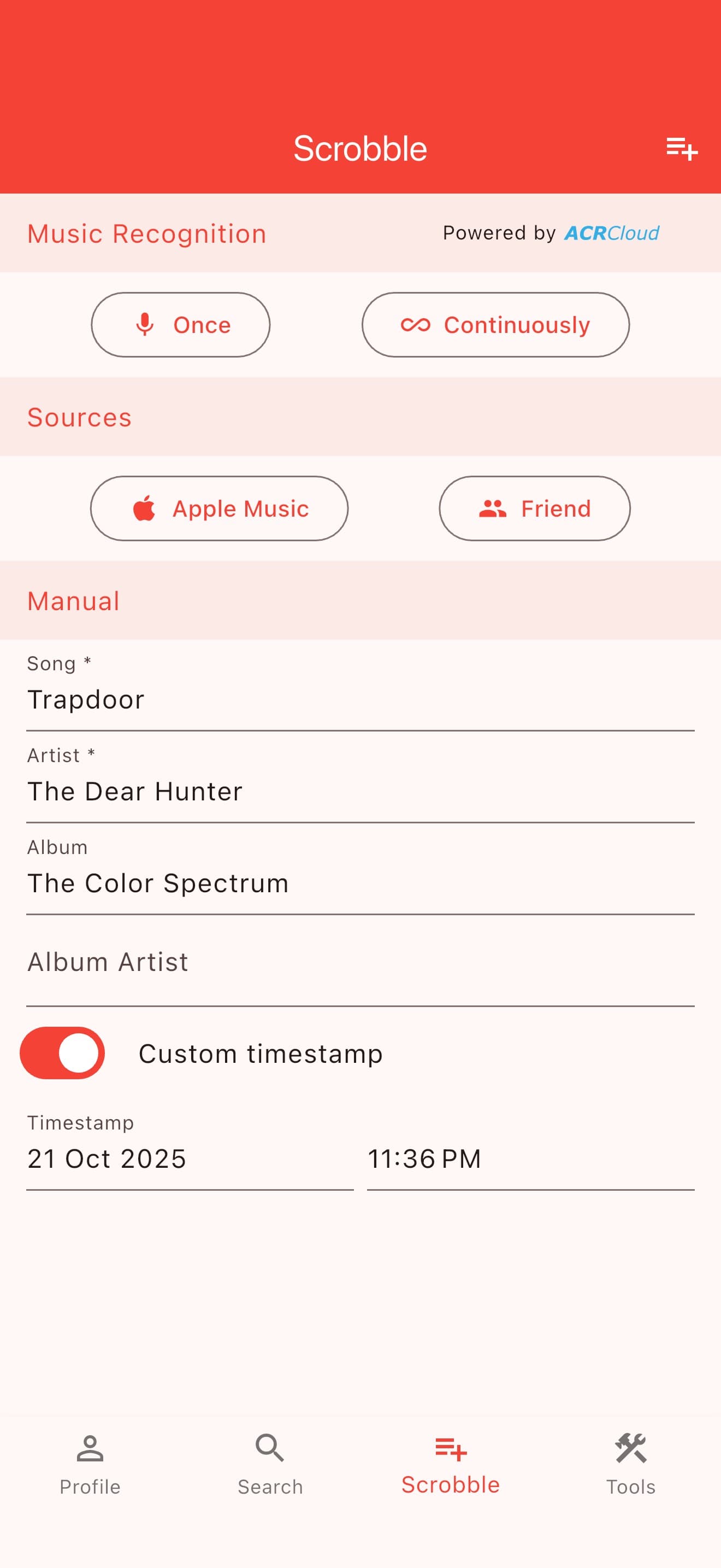 Finale for Last.fm screenshot 3 - screenshot