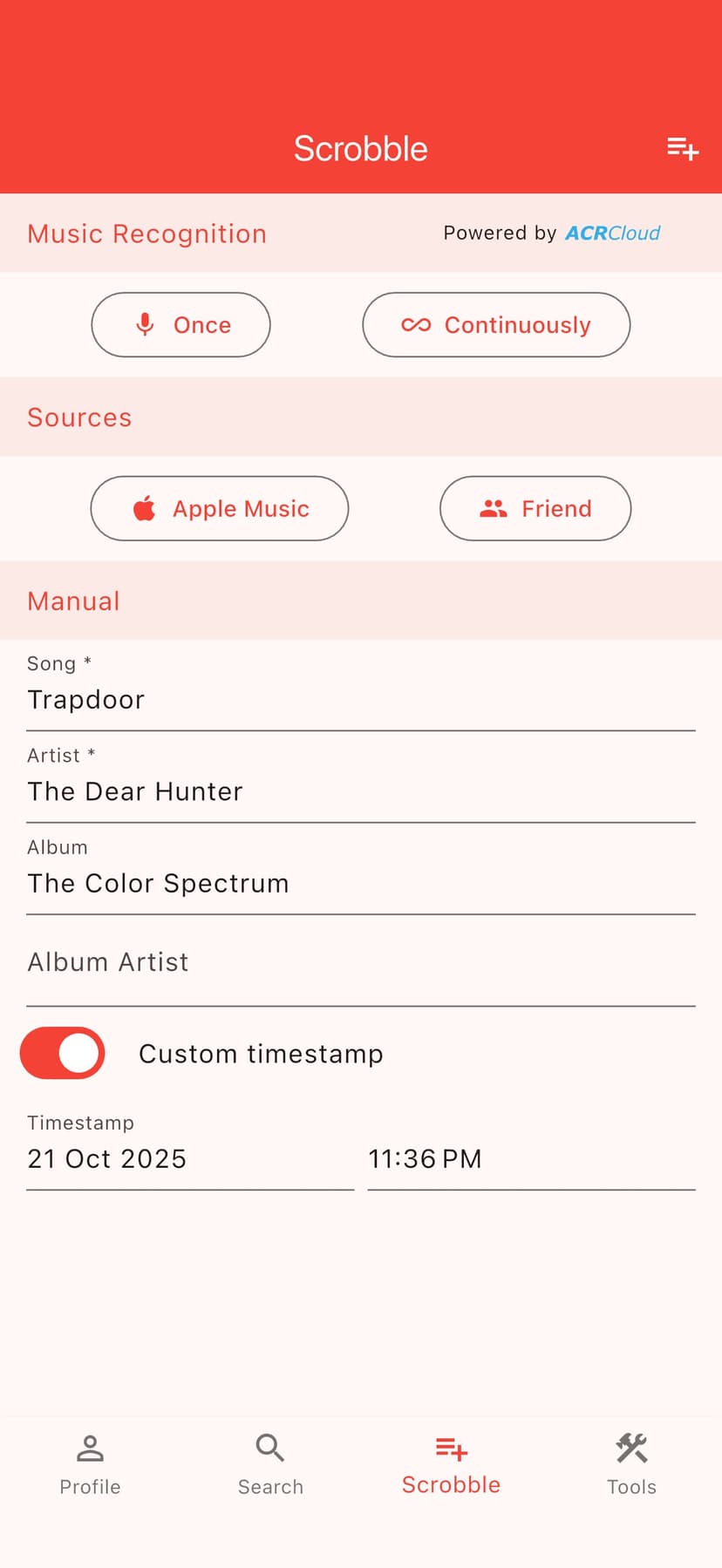 Finale for Last.fm screenshot 3 - screenshot