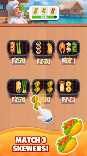 Grill Match - Food Sort Puzzle screenshot 2 - screenshot