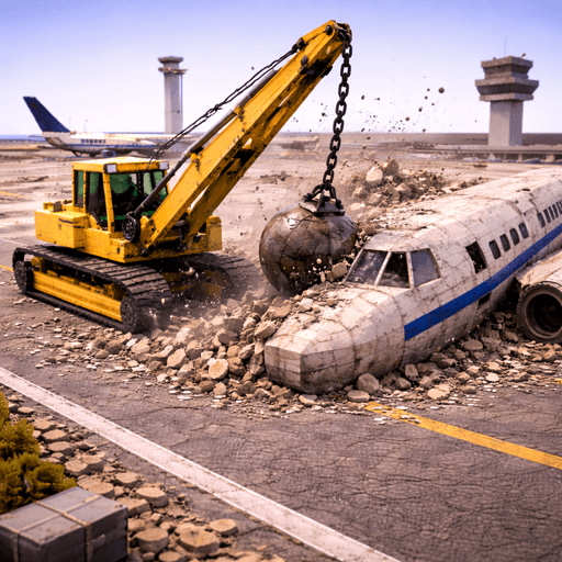 City Airport Tear Down 3D screenshot 1 - screenshot