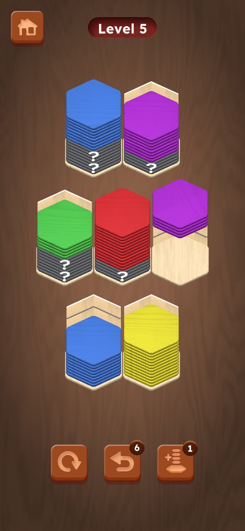Wood Hexa Sort - Card Puzzle screenshot 4 - screenshot