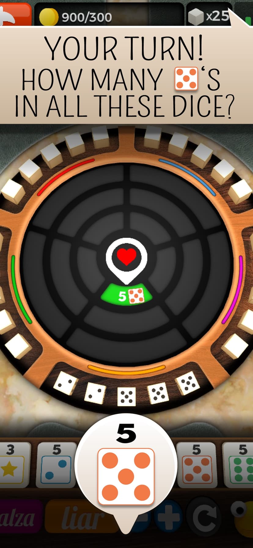 Liars Dice Online Multiplayer screenshot 1 - screenshot