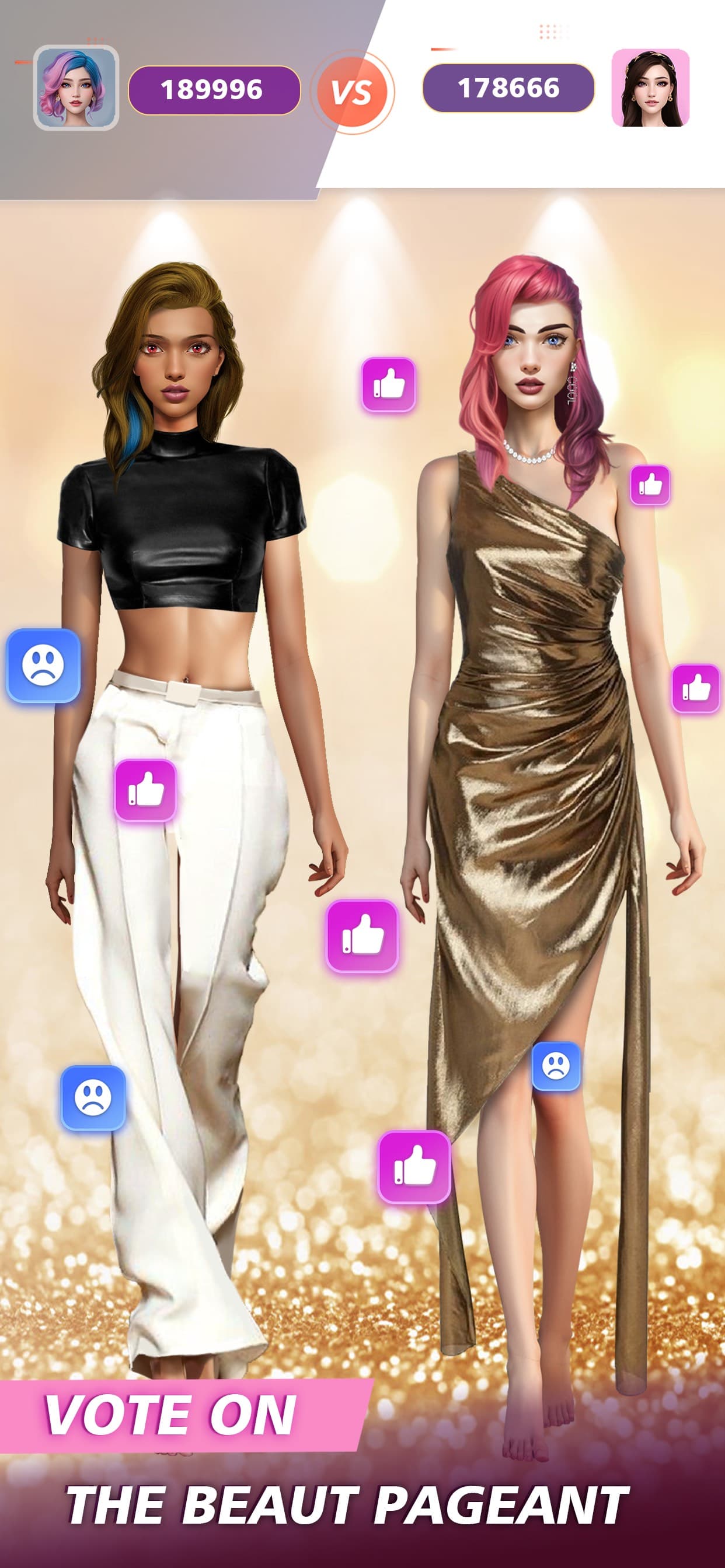 Fashion dress up:girl makeover screenshot 1 - screenshot