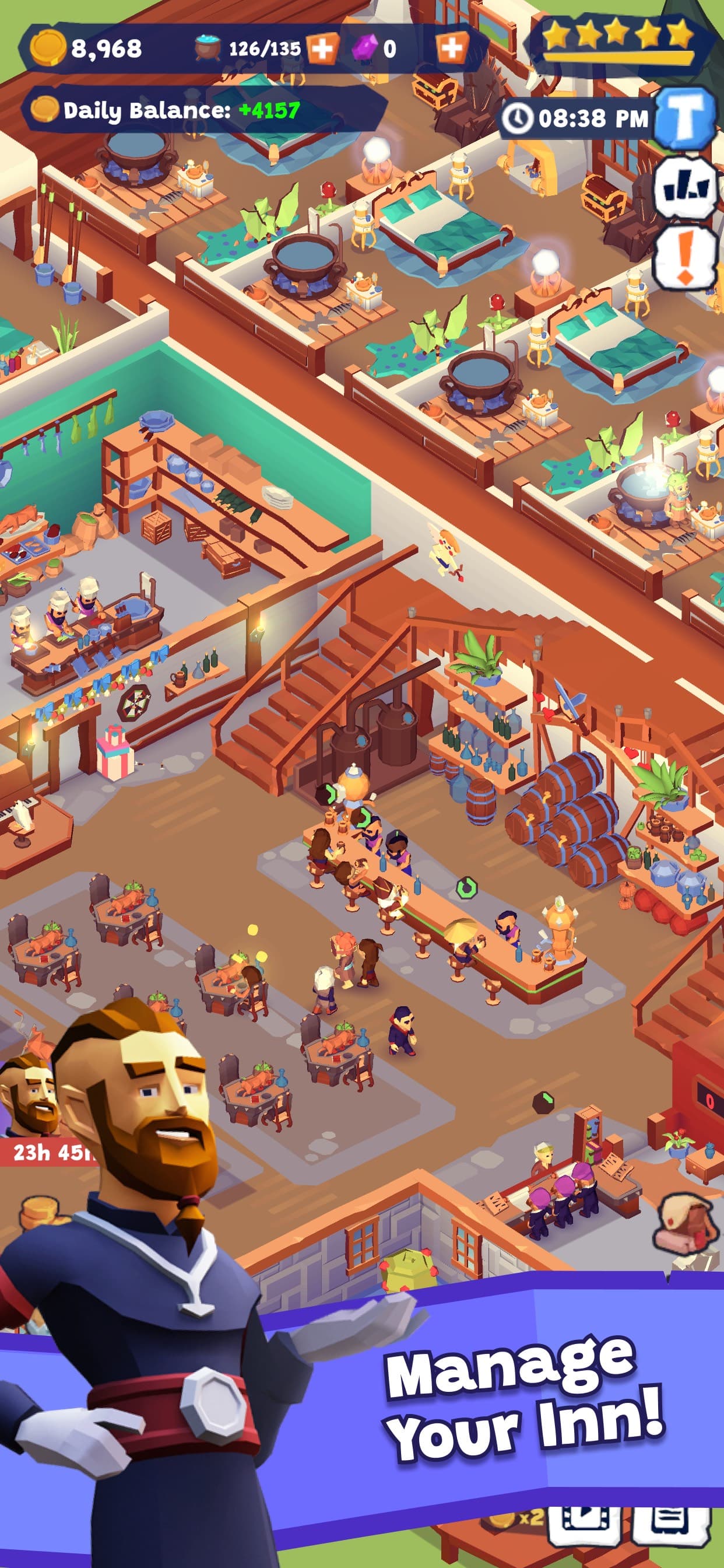 Idle Inn Empire: Hotel Tycoon screenshot 1 - screenshot