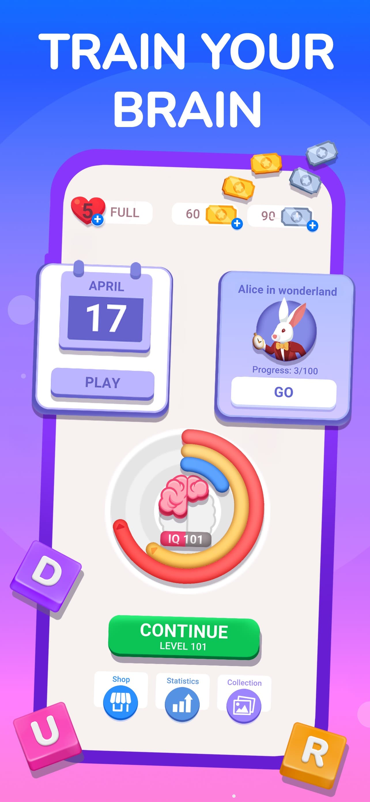 Cryptogram: Word Brain Puzzle screenshot 4 - screenshot