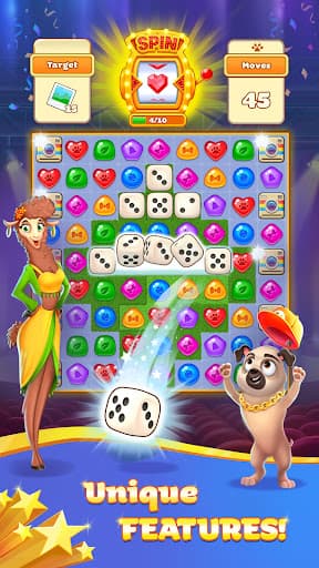 Super Pug Story Match 3 puzzle screenshot 2 - screenshot