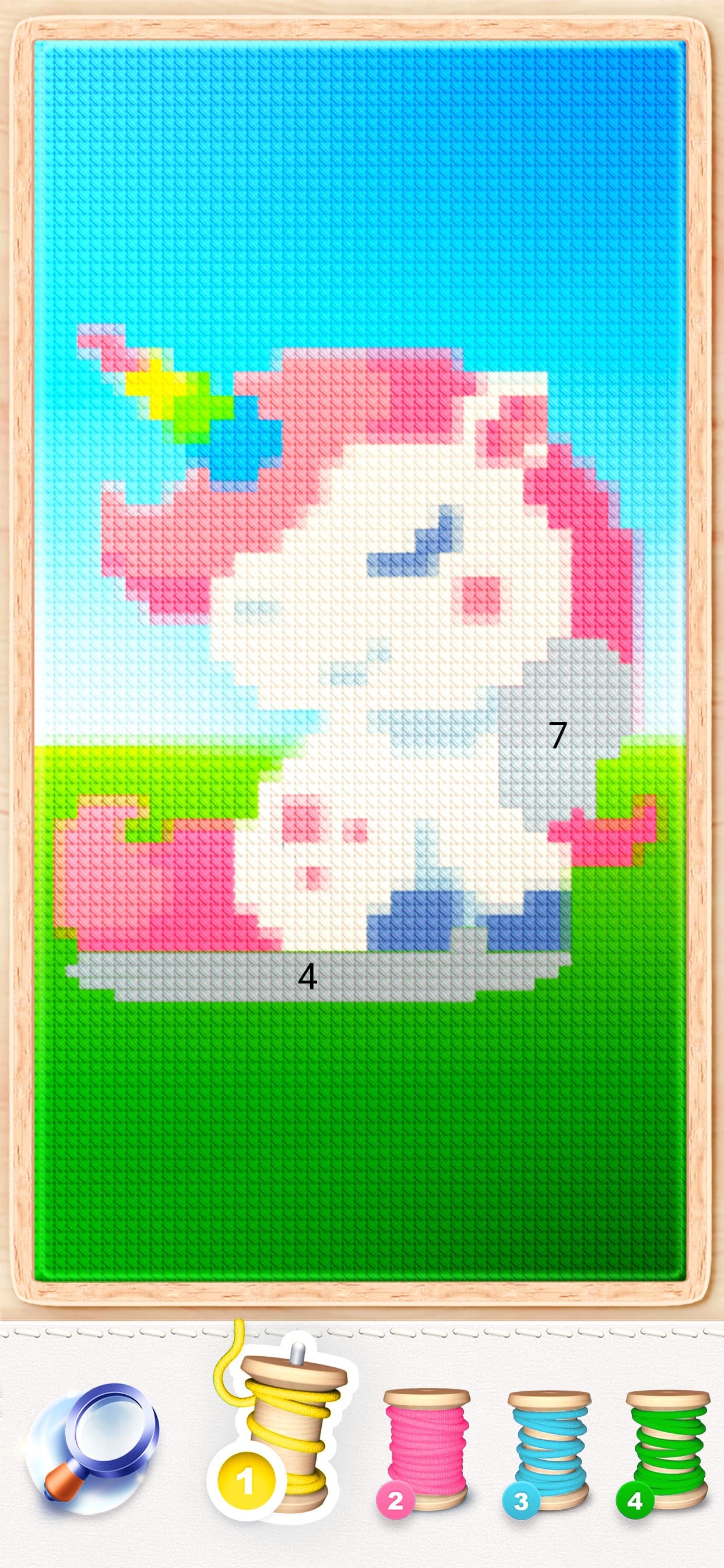 Magic Cross-Stitch: Pixel Art screenshot 3 - screenshot