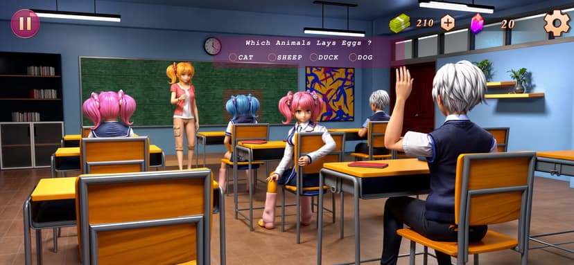 Anime Girl School: Simulator screenshot 3 - screenshot