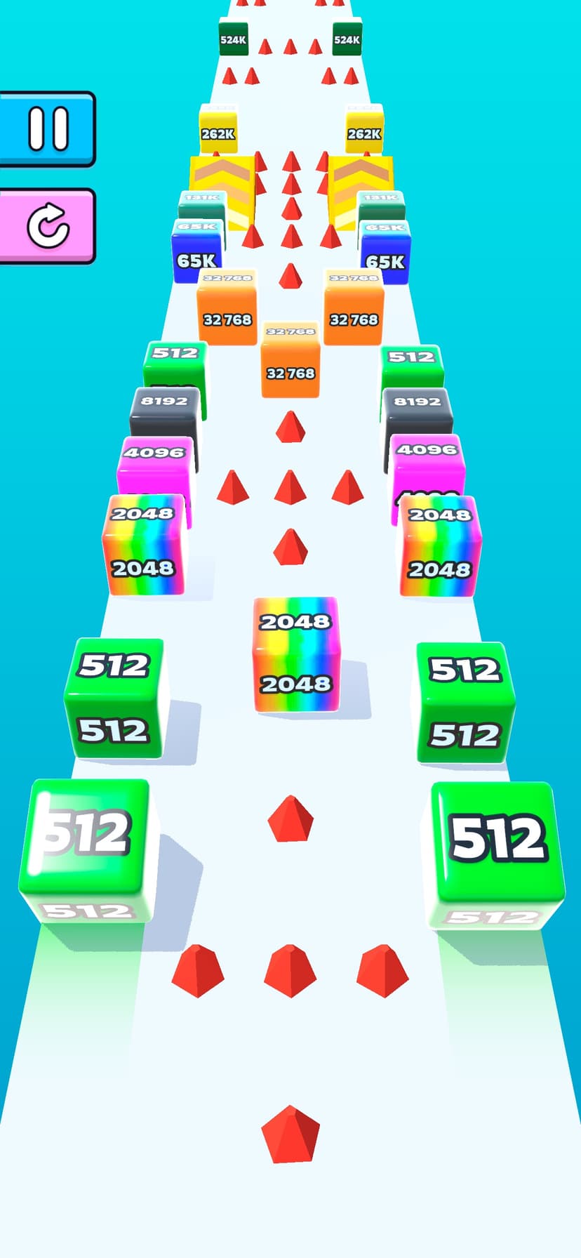 Jelly Run 2048: Number Games screenshot 1 - screenshot
