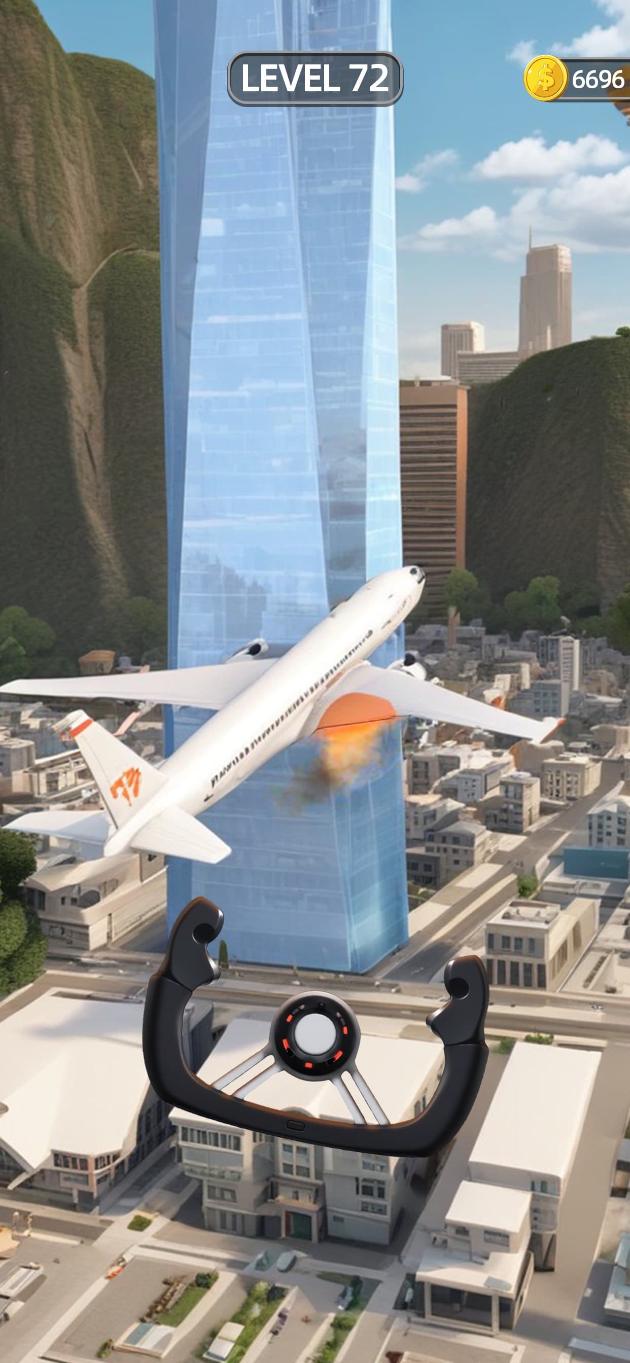 Sling Plane 3D - Sky Crash Jet screenshot 6 - screenshot