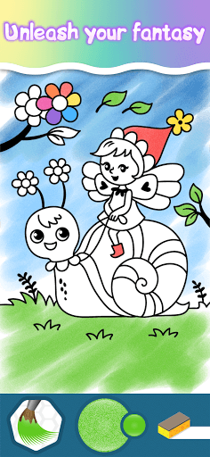 Drawing Princess Coloring Game screenshot 5 - screenshot