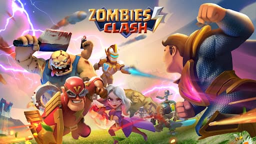 Zombies Clash: Superheroes War screenshot 1 - screenshot