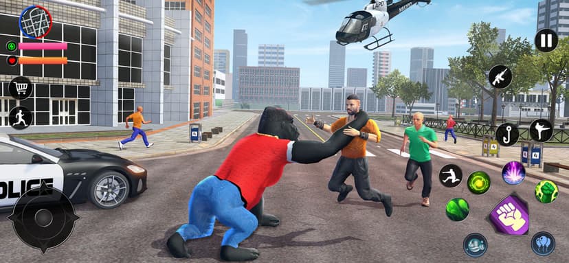 Gorilla Gangster City Crime 3D screenshot 4 - screenshot