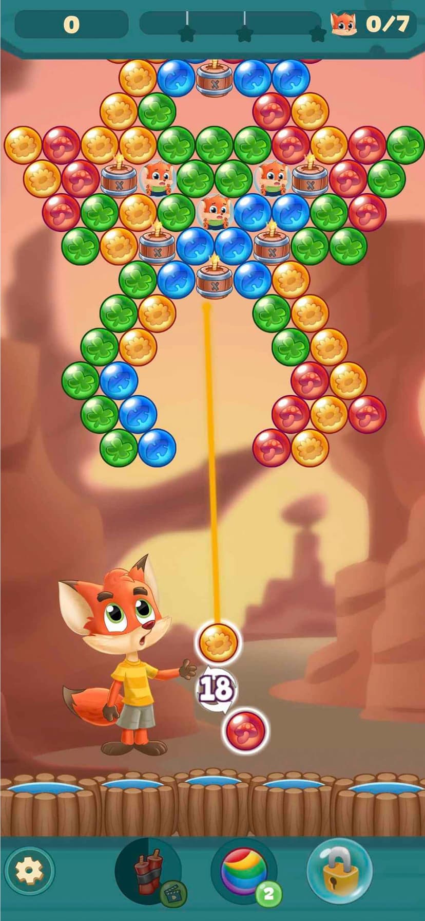 Bubble Friends Bubble Shooter screenshot 1 - screenshot