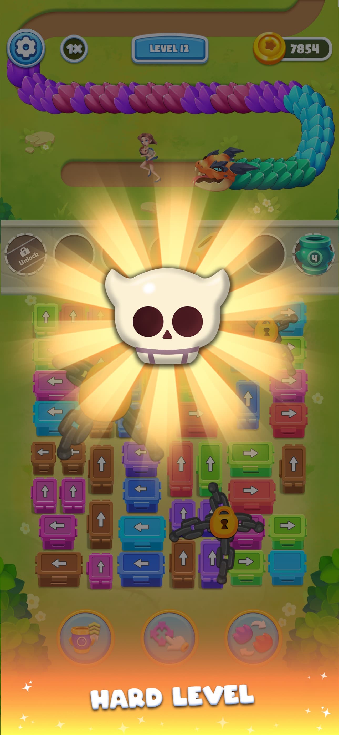 Snake Out Color Puzzle screenshot 3 - screenshot