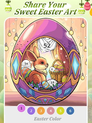 Easter Color by Number Games screenshot 19 - screenshot