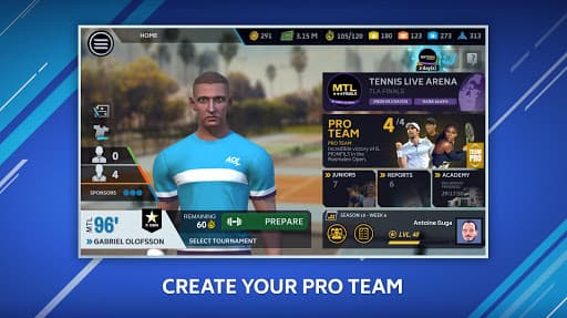 Tennis Manager Mobile screenshot 2 - screenshot
