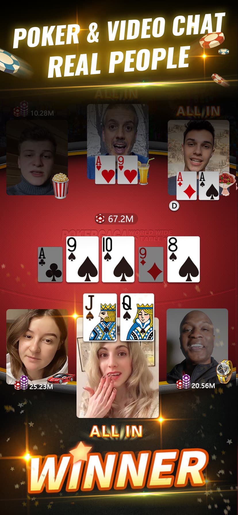 PokerGaga: Texas Holdem Poker screenshot 1 - screenshot