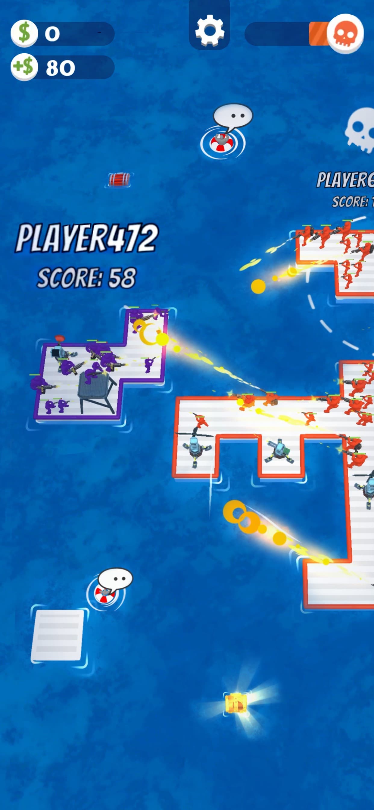 War of Rafts: Sea Battle Game screenshot 5 - screenshot