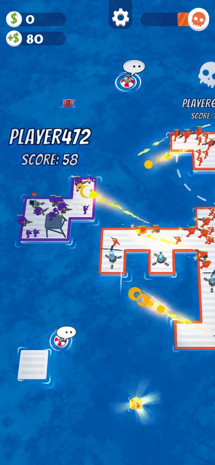 War of Rafts: Sea Battle Game screenshot 5 - screenshot