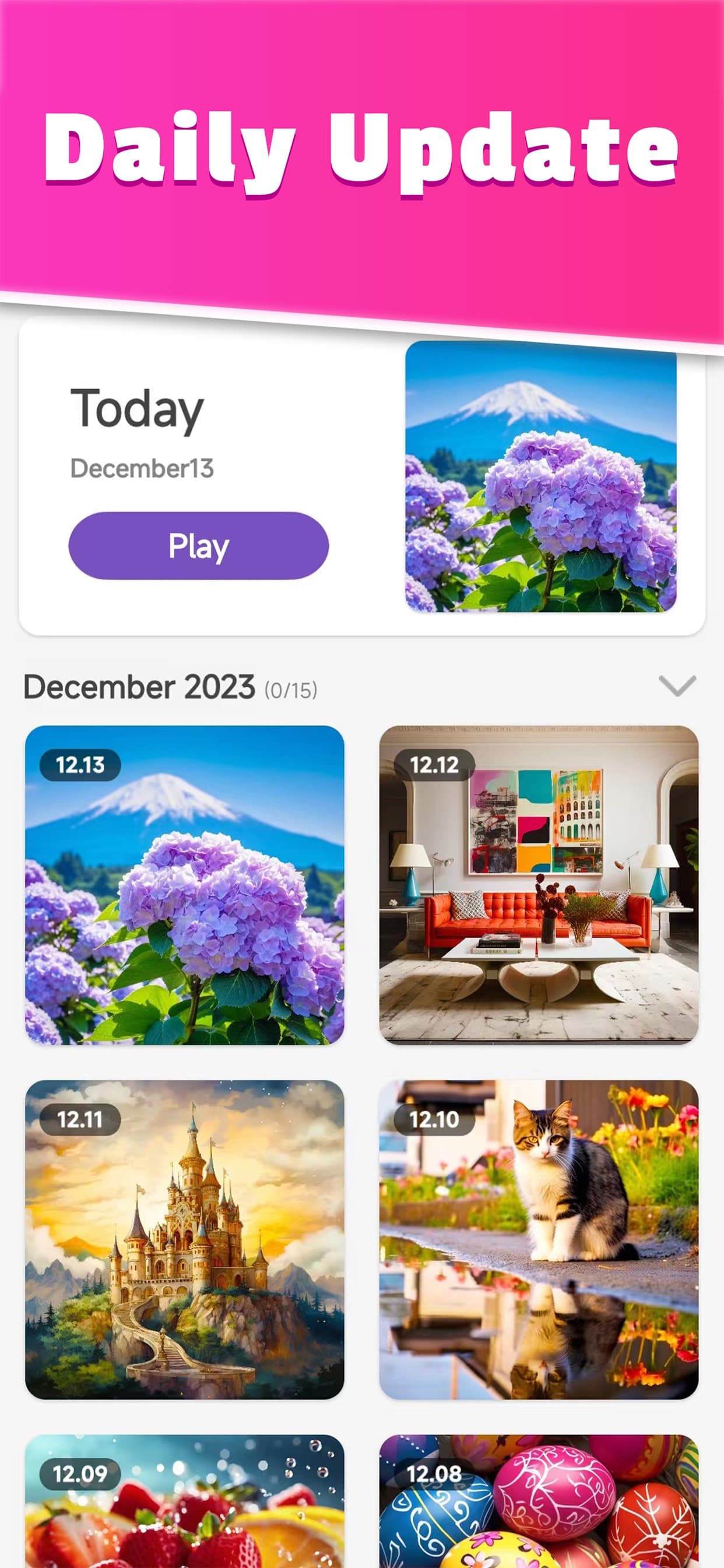 Jigsaw Puzzles - Daily Jigsaw screenshot 4 - screenshot