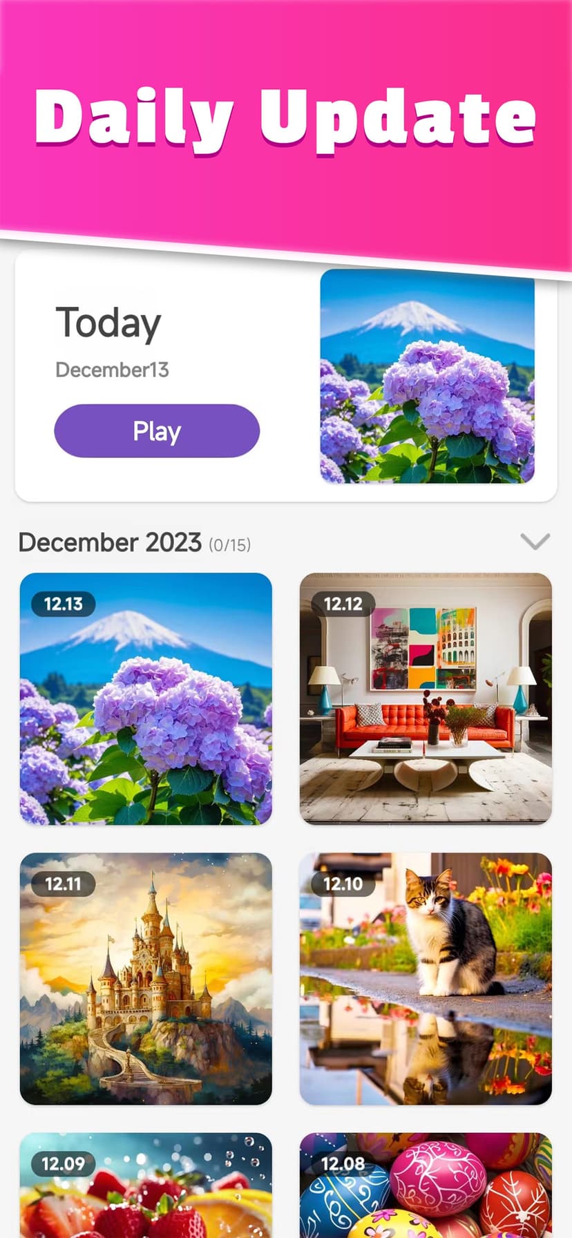 Jigsaw Puzzles - Daily Jigsaw screenshot 4 - screenshot