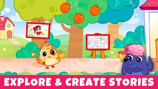 Art Games for Kids: Bibi Tales screenshot 2 - screenshot