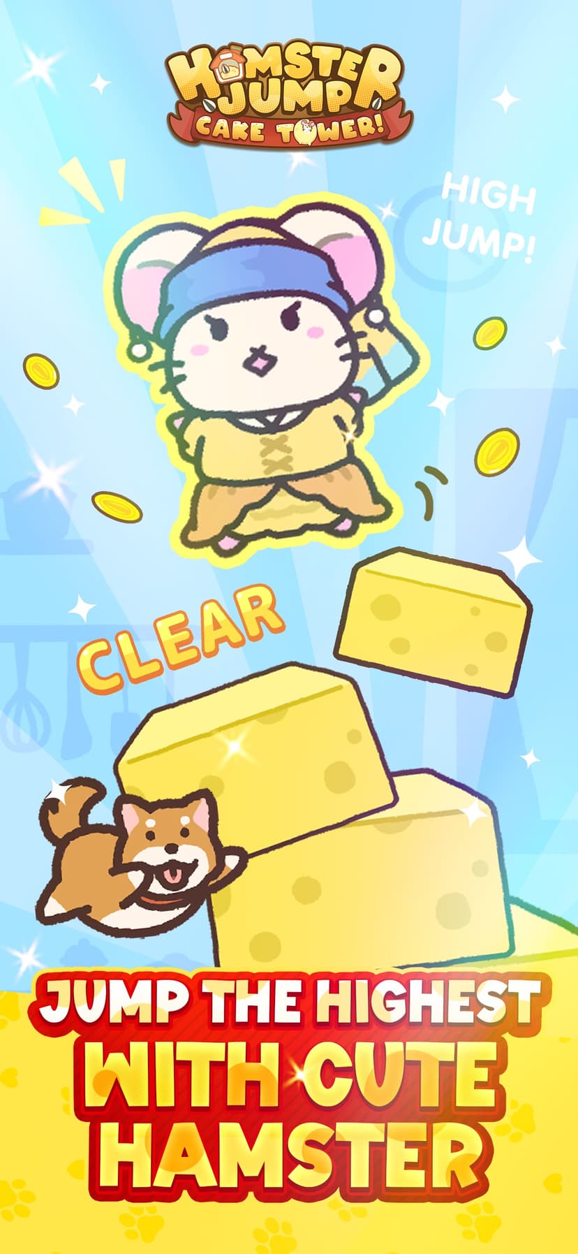 Hamster Jump: Cake Tower! screenshot 1 - screenshot