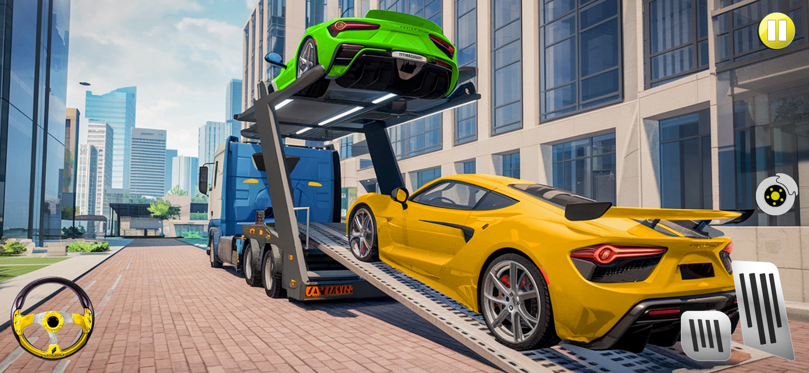 Robot Car Transporter Airplane screenshot 2 - screenshot